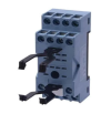 Relay socket 4 changeover cont. 8 pin, 7 A DIN rail mounting pannel mounting screw terminal