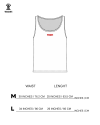 TSL - TANK TOP - FONT LOGO - WHITE ( SIGNATURE RED )