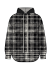 Summer2026 - Grey Plaid Hood