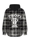 [中国仓发货] Summer2026 - Grey Plaid Hood