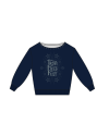 TFF - Off Shoulder Sweater Flex - Navy Blue ( Pre-order Ony : 01-15 Jan 2026 )
