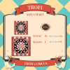 TROFI Circus Shawl - Merry go round 90x90 cm.
