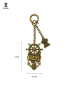 TYT-Nautical Charm Keyring-Old Gold