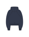 TYT-Cropped Hood-Navy Blue