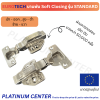 EUROTECH บานพับ Soft Closing รุ่น STANDARD ฐาน 3D