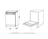 HAFELE เครื่องล้างจานแบบตั้งพื้น: สมาร์ทเมท ซีรีย์ - FREESTANDING DISHWASHER: SMART MATE SERIES 495.06.537