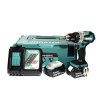 MAKITA DHP489RTJ สว่านกระแทกไร้สาย 18 โวลต์ ขนาด 13 มม. (1/2 นิ้ว) แรงบิดหมุน 80 นิวตันเมตร รวมแบตเตอรี่-แท่นชาร์จ (มากีต้า)