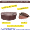 NORTON กระดาษทรายสายพาน เบอร์ 120 ( รถถัง ) 4" x 24"