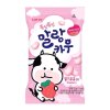 Lotte Soft malang cow milk & strawberry milk chewy candy ขนมเกาหลี ลูกอมนมวัวรสนม รสสตอเบอรี่ 롯데 말랑카우 79g