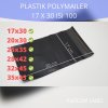 17x30 POLYMAILER Plastik Packing ukuran 17 x 30 cm isi 100