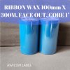 110mmX300m Ribbon Barcode WAX (Face Out) 110 x 300 Thermal Transfer 110x300 wincode tsc argox postek
