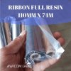 Ribbon Full Resin 110 x 74 M UNTUK ZEBRA GC420T GT820 DOUBLE CORE 0,5 INCH 110x74 110mm x 74m