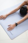 Non Slip Premium Yoga mat 5mm Gray Blue