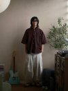 WIDE OXFORD SHIRT SHORT SLEEVE BCKMN STUDIO(copy)