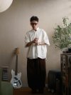 WIDE OXFORD SHIRT SHORT SLEEVE BCKMN STUDIO(copy)