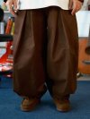 WIDE PLEAT BALLOON PANTS (Fabric from Japan)