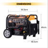 maXpeedingrods 5500W เครื่องกําเนิดไฟฟ้า 312cc 4-Stroke เครื่องยนต์ OHV แหล่งจ่ายไฟกลางแจ้ง Camping Inverter เครื่องกําเนิดไฟฟ้า