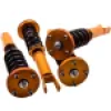 maXpeedingrods Coilovers ชุดสำหรับ Jaguar XJ8 2000-2009 XJ XJR Vanden Plas Super V8 คอยล์สปริงโช้คอัพ สีทอง ปรับได้24 ระดับ Damper C2C41349 C2C41347 C2C39763