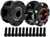 maXpeedingrods แพคคู่ ฟรีล็อกฮับ กลไกลการล็อกล้อแบบธรรมดา สำหรับรถยนต์ Holden Jackaroo Rodeo Colorado Frontera Isuzu Trooper D-Max KB2500 6 สตัด 17 ร่องฟัน WH-HLN002