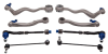 maXpeedingrods แขนควบคุม ด้านหน้า ชุดล่างสำหรับ BMW 5 Series E60 E61 520523525530535540 31126760183 ช่วงล่าง Wishbone w / Stabilizer Link 31356769500 8ชิ้น