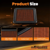 Air Filter Subaru กรองอากาศเครื่องยนต์ แบบล้างได้ สำหรับ Subaru WRX Forester Legacy Outback Levorg ปี 2005-2021