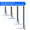 LINK รางไฟ PDU OUTLET (Lighting SW w/Guard + Protection 16A)