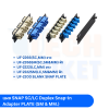 แผง SNAP 6 SC Duplex Snap-In Adapter PLATE (SM & MM.) (แผง SNAP SM, SC 12 F)
