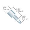Rheodyne SS.Long Fitting Set, 10/pk