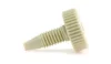 One-piece fingertight short head Fitting,PEEK 10-32, 5/pkg