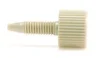 One-piece fingertight long Fitting,10-32, PEEK, 5/pk