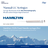 Hamilton Syringe สำหรับ Gas Chromatography P/N: 80400 Hamilton Syringe สำหรับ Gas Chromatography P/N: 80400