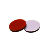 9mm Red PTFE/White Silicone Septa, 100/pk