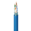 10GB Category 6A Small Diameter Cable, 4 Pair, U/UTP, LSZH Indoor CPR Eca