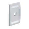 Mini-Com® Executive Style Faceplate with Label Pocket