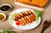 ข้าวหมูแดว+หมูกรอบ