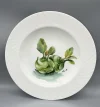 12" round plate with Kohlrabi pattern