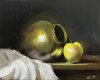 brass and apple