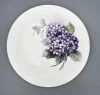 Hand-painted Dinner plate Hydrangea Collection