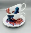 Siamese Betta Elegance Porcelain Duo Set
