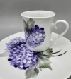 Hydrangea Coffee Cup & Saucer