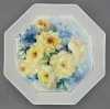 Golden Rose Harmony Porcelain Plaque
