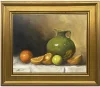 Orange and green pitcher