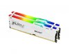 PC DDR5 32 GB 5600MT/s  KINGSTON FURY BEAST WHITE RGB (KF556C40BWAK2-32)
