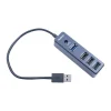 NUBWO USB3.0 HUB 4 PORT (NH-49) BLACK