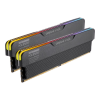 PC DDR5 32GB/6000MHz (16GB*2) BLACK KLEVV URBANE V RGB GAMING OC (KD5AGUA80-60B280V)