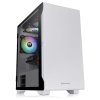 CASE THERMALTAKE S100 TG SNOW WHITE MICRO ATX/TGx1/FANx1/12CM (CA-1Q9-00S6WN-00)