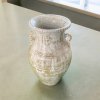 Vase แจกันดินเผาปากบาน มีหู 2 หู ขนาด 23 x 35 cm.