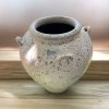 Vase แจกันโอ่งดินเผาอ้วน มีหู 4 หู ขนาด  30 x 32 cm.