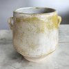 Flowerpot กระถางดินเผาก้นเหลี่ยม มีหู 3 หู ขนาด 28 x 31 cm.