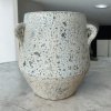 Flowerpot กระถางดินเผาก้นเหลี่ยม มีหู 3 หู ขนาด 28 x 31 cm.